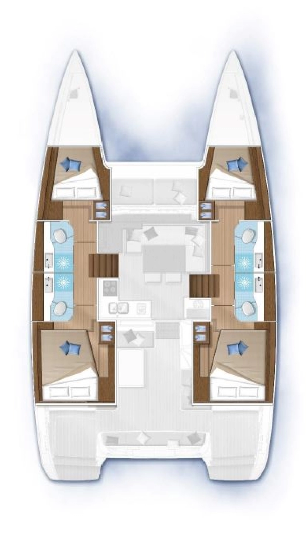 Pronájem jachty v Rogač -Lagoon Lagoon 40 na Samboatu