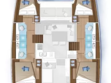 Pronájem jachty v Rogač -Lagoon Lagoon 40 na Samboatu