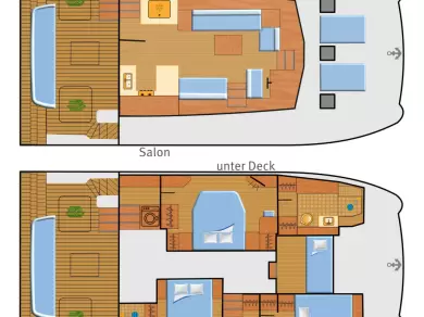 Pronájem Motorová loď Fountaine Pajot s licencí