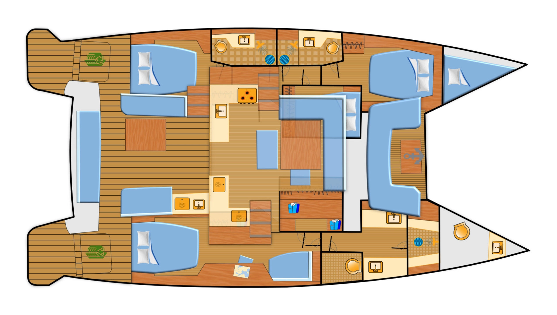 Pronajmout Katamarán se skipperem či ne Lagoon v Can Pastilla