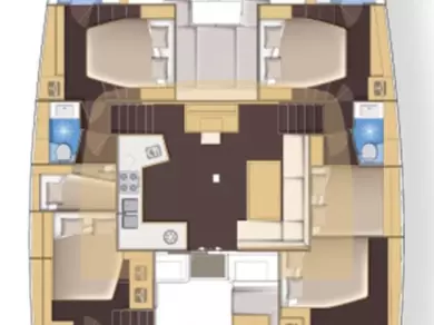 Lagoon Lagoon 52 jednotlivci a charterové společnosti v Alimos