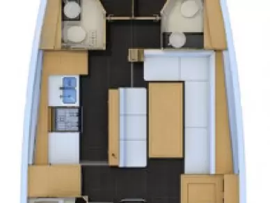 Pronájem Plachetnice Jeanneau s licencí