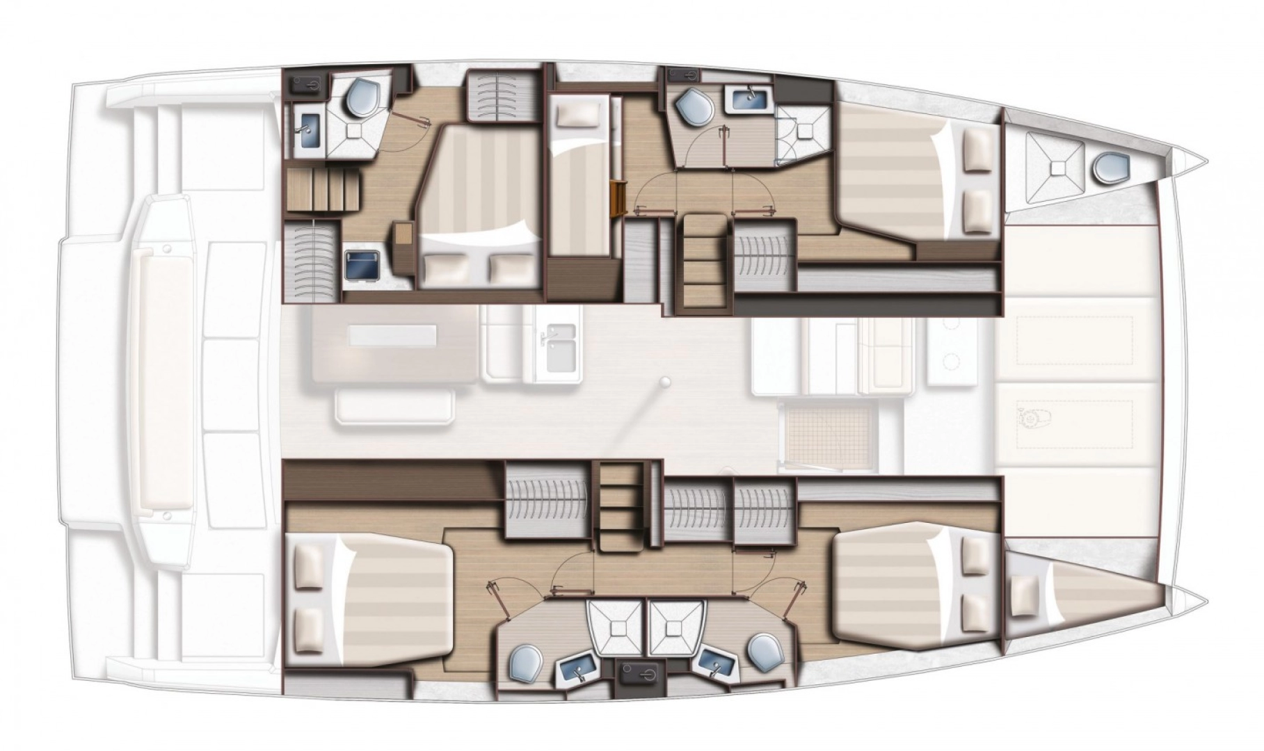 Pronájem jachty v Göcek  -Bali Bali 4.6 na Samboatu