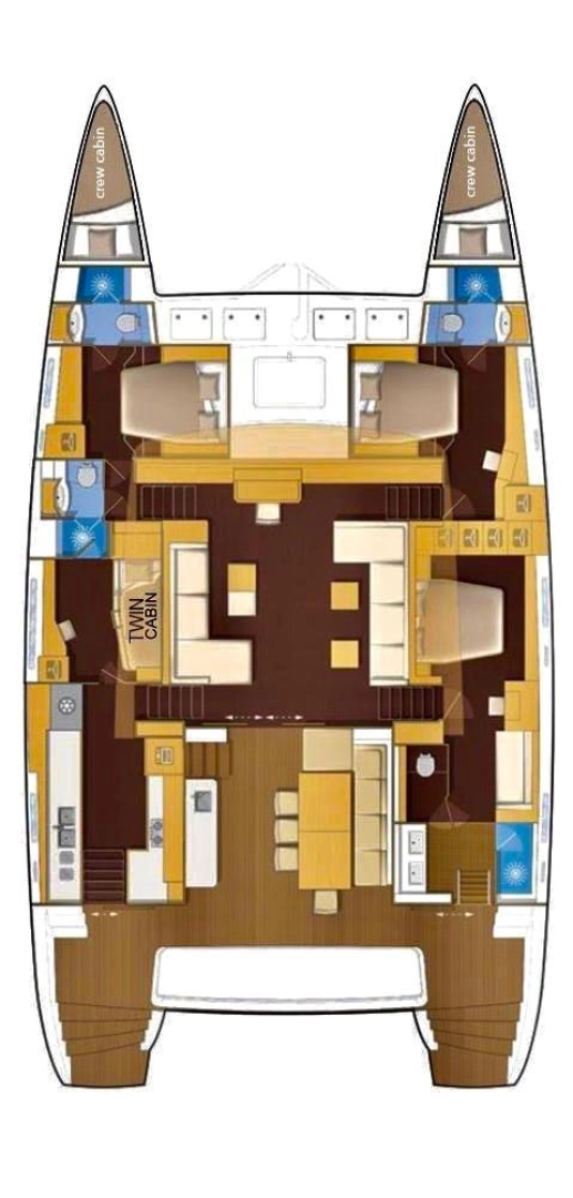 Pronajmout Katamarán se skipperem či ne Lagoon v Bodrum