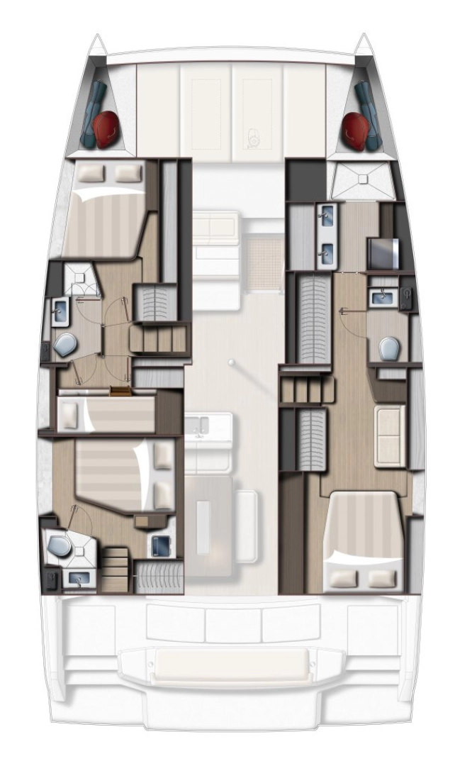 Pronájem jachty v Pirovac -Bali Bali 4.6 na Samboatu