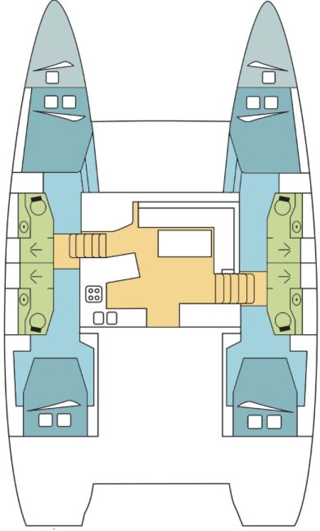 Pronájem lodi La Paz lákavé ceny Lagoon 450 F