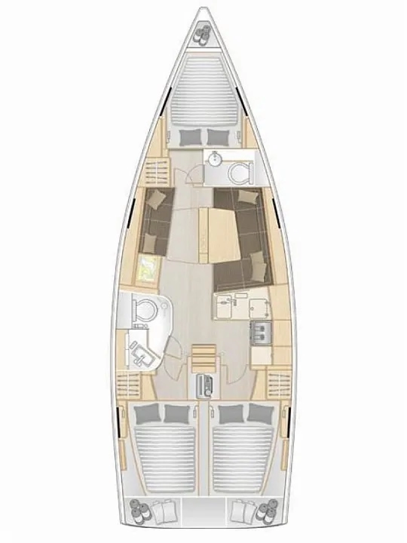 Pronajmout si Hanse Hanse 388 v Betina