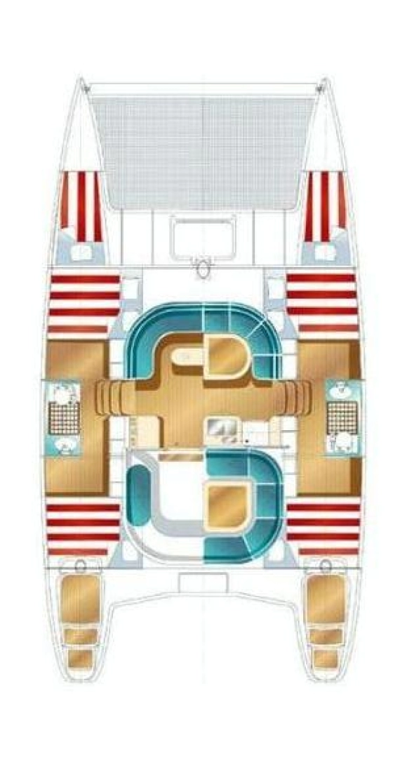 Pronájem Katamarán v Corazón de Jesús Island -Nautitech Nautitech 40 Open 