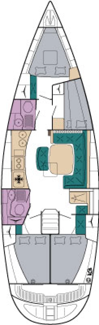 Pronájem jachty v Ávdira -Bavaria Bavaria 44 na Samboatu