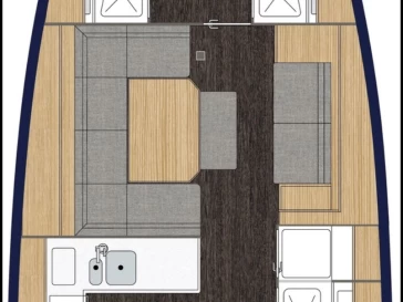 Pronájem lodi Deme of Volos lákavé ceny Bavaria C45