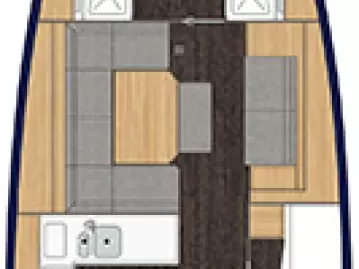 Pronájem Plachetnice v Lefkáda -Bavaria Bavaria C45 Holiday