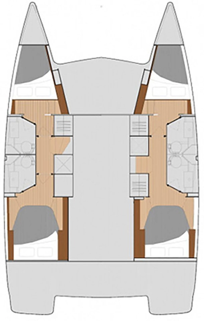 Pronajmout si Fountaine Pajot Lucia 40 v Portisco