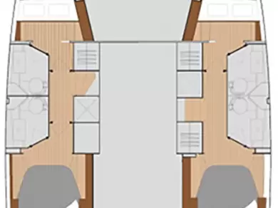 Pronajmout si Fountaine Pajot Lucia 40 v Portisco