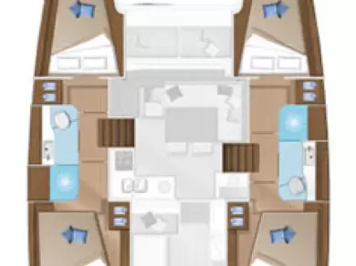 Pronájem lodi Bormes-les-Mimosas lákavé ceny Lagoon 40