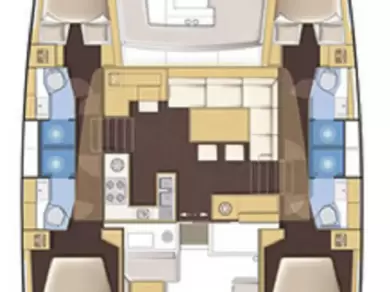 Pronájem lodi Marmaris lákavé ceny Lagoon 450 F