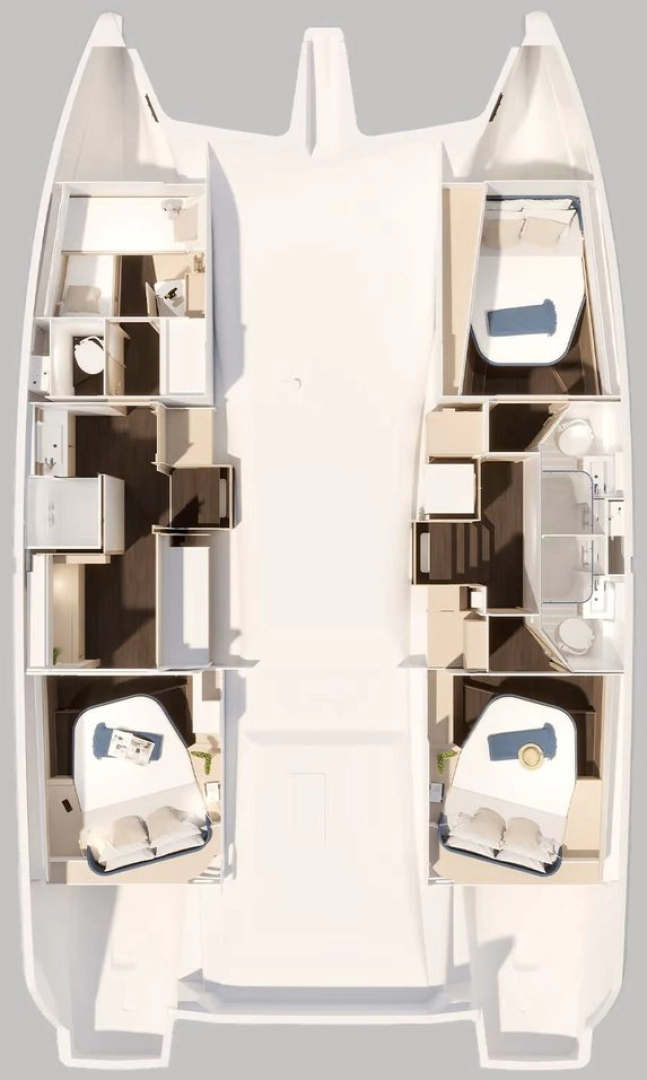 Pronájem Katamarán v Road Town -Fountaine Pajot Fountaine Pajot FP 44 Maestro - 3 cab.