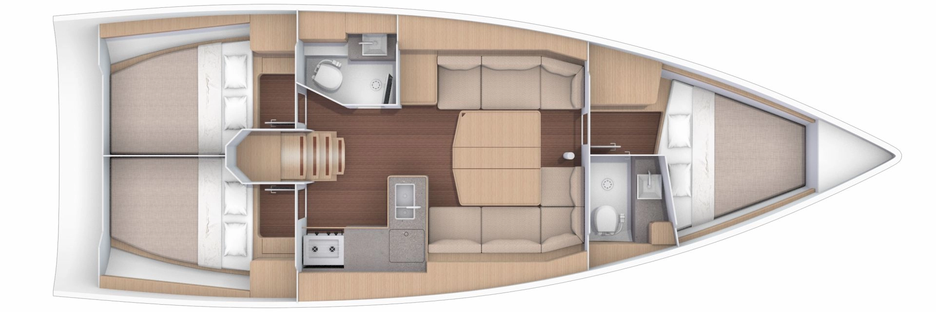Pronajmout si Dufour Dufour 390 Grand Large v Marseille
