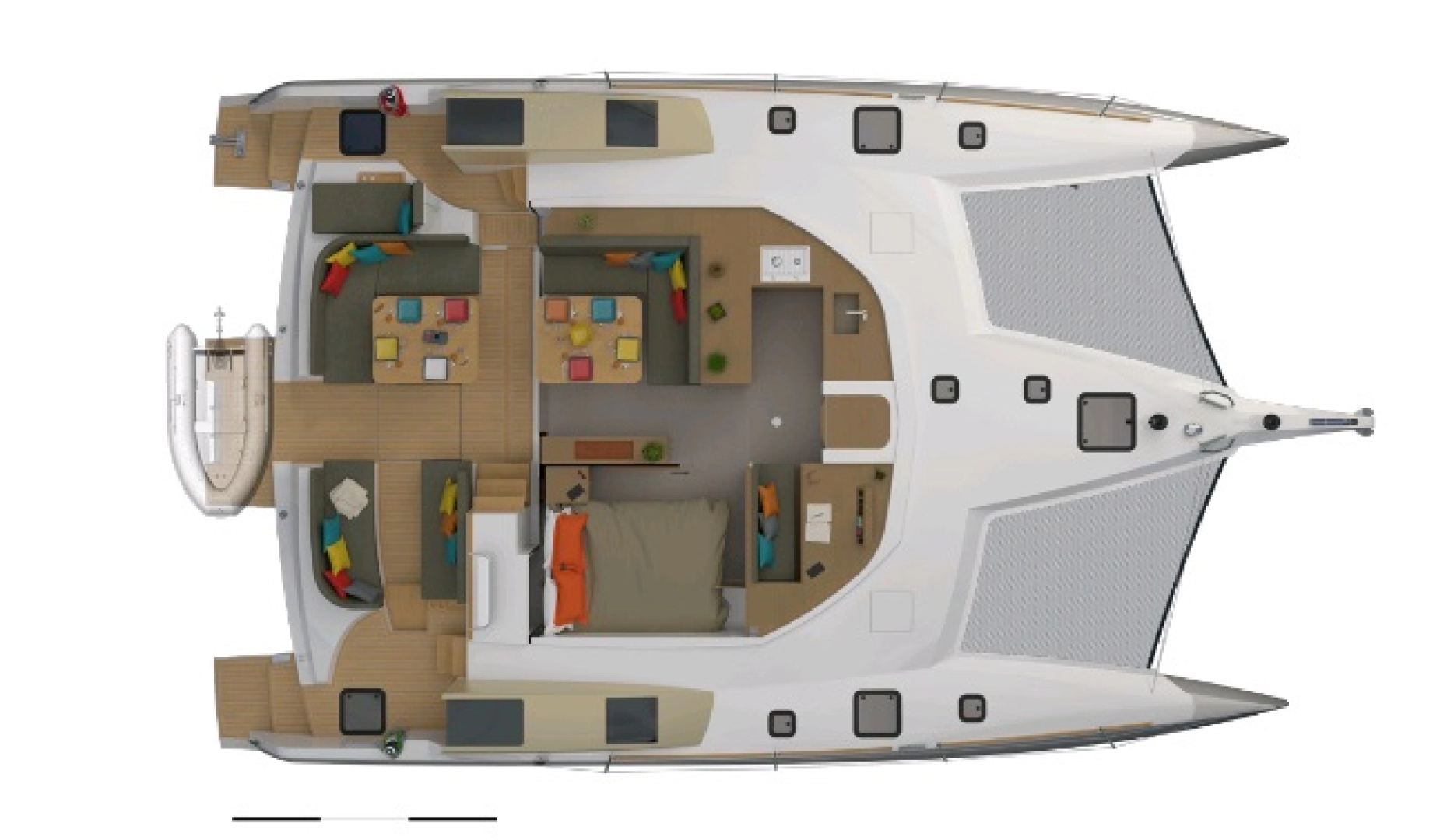 Pronajmout Katamarán se skipperem či ne Neel v Primošten 