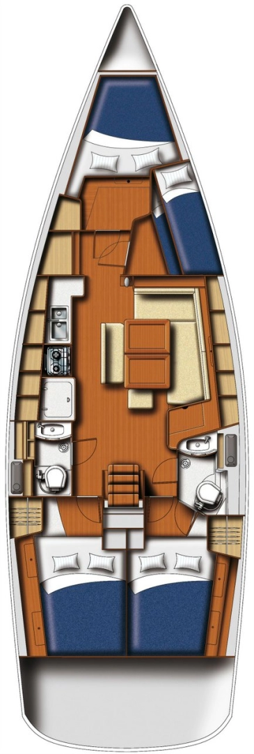 Bénéteau Oceanis 43 jednotlivci a charterové společnosti v Alimos