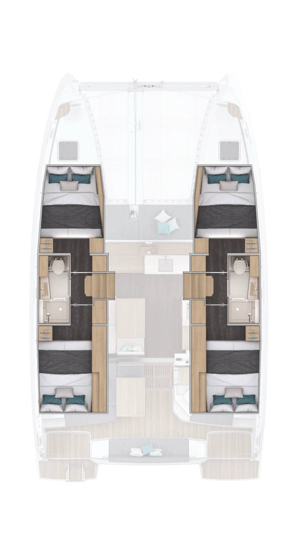 Pronájem lodi Lagoon Lagoon 38 - 4 cab. v Pomer na Samboatu