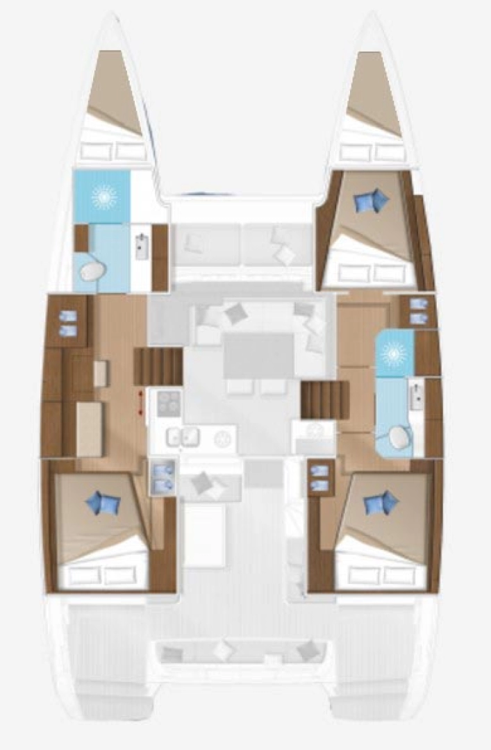 Pronajmout Katamarán se skipperem či ne Lagoon v Pomer