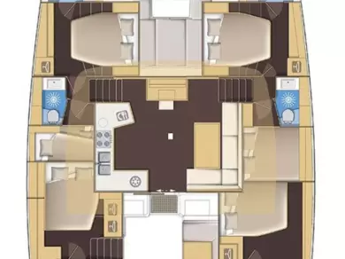 Katamarán k pronájmu v Trogir za nejlepší cenu