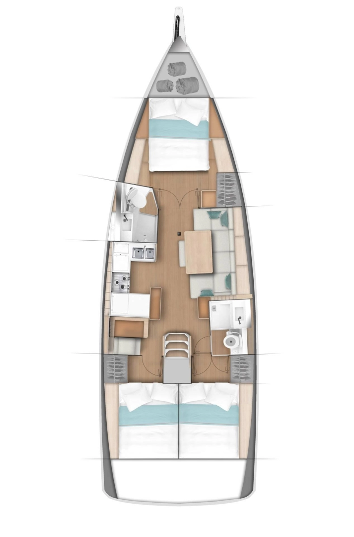 Pronájem jachty v Road Town -Jeanneau Sun Odyssey 440 na Samboatu