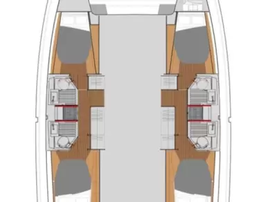Fountaine Pajot Astrea 42 jednotlivci a charterové společnosti v Kotor