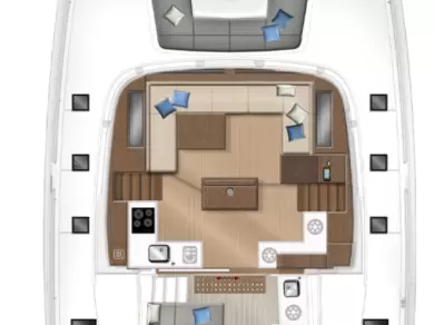 Pronájem lodi Kotor lákavé ceny Lagoon 50