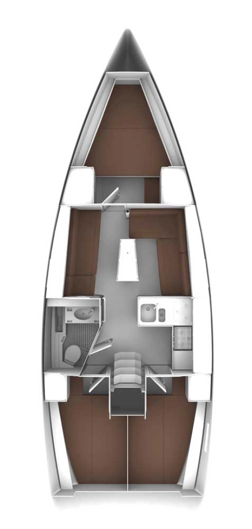 Pronájem jachty v Jezera -Bavaria Cruiser 37 na Samboatu