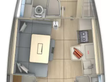 Pronájem lodi Jezera lákavé ceny Dufour 41