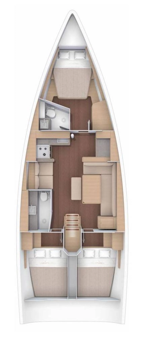 Pronajmout Plachetnice se skipperem či ne Dufour v Jezera