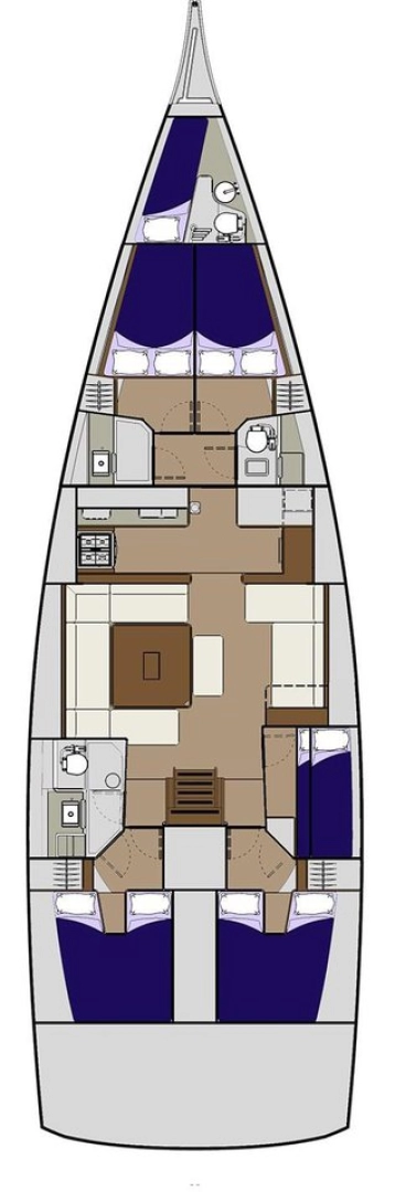 Pronájem lodi Gouvia lákavé ceny Dufour 560 Grand Large