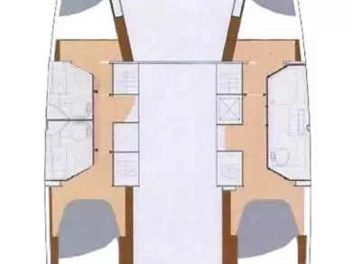 Pronájem lodi Fountaine Pajot Lucia 40 v Gouvia na Samboatu