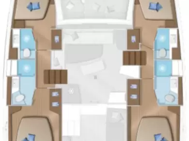 Pronajmout Katamarán se skipperem či ne Lagoon v Trogir