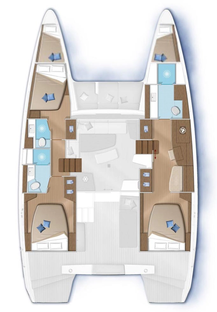 Pronájem jachty v Šibenik  -Lagoon Lagoon 42 na Samboatu