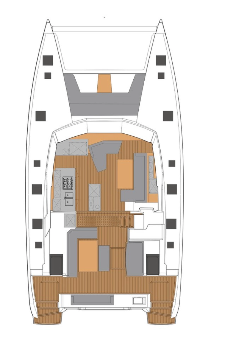 Pronájem jachty v Le Marin -Fountaine Pajot Aura 51 na Samboatu