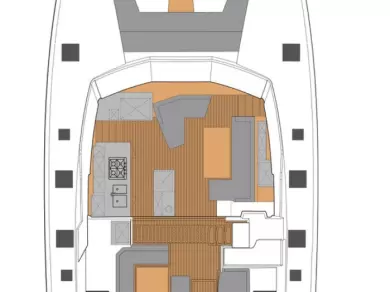 Pronájem jachty v Le Marin -Fountaine Pajot Aura 51 na Samboatu
