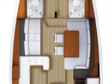 Pronájem Plachetnice Jeanneau s licencí