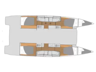 Pronájem Katamarán v Road Town -Fountaine Pajot Elba 45