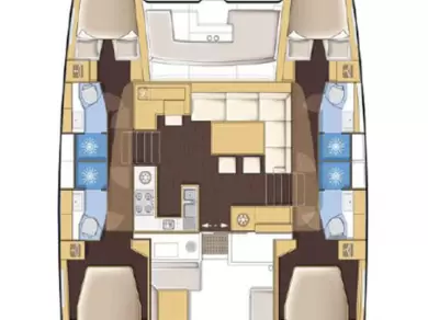 Pronájem lodi Eden Island lákavé ceny Lagoon 450 F