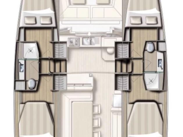 Pronájem Katamarán v Lefkáda -Bali Bali 4.2