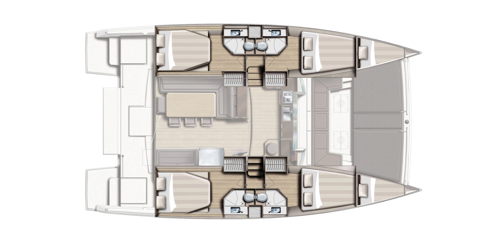 Pronájem lodi Bali Bali 4.3 v Preveza na Samboatu