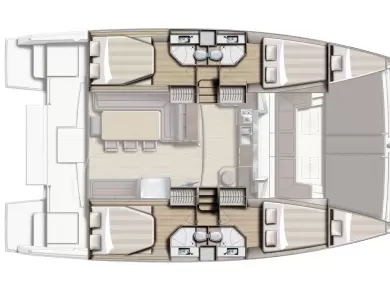 Pronájem lodi Bali Bali 4.3 v Preveza na Samboatu
