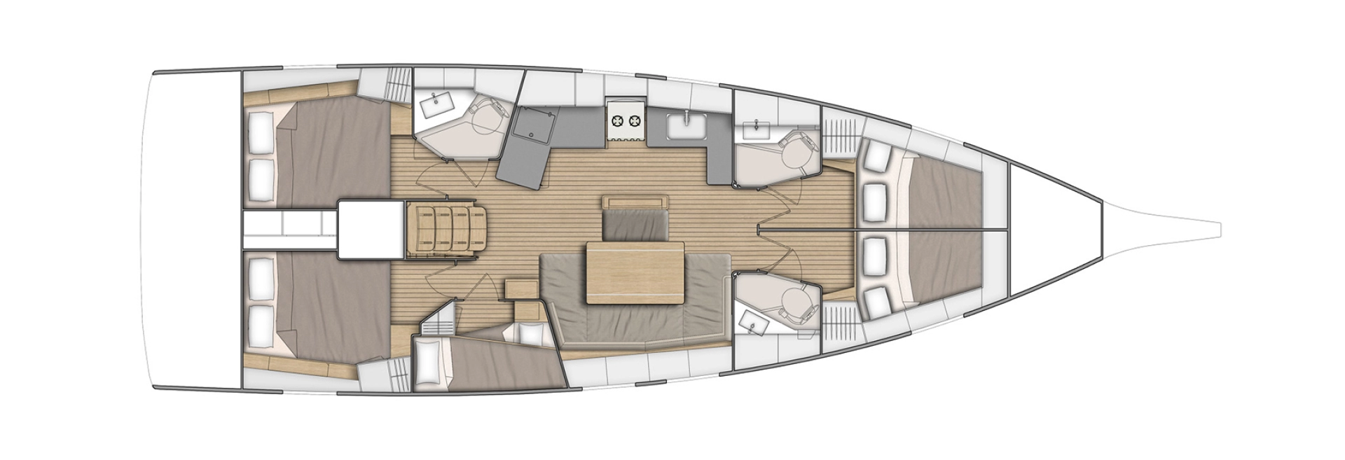 Pronájem jachty v Gouvia -Bénéteau Oceanis 46.1 na Samboatu