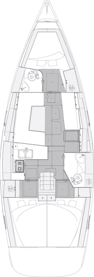 Pronájem Plachetnice v Zadar -Elan Impression 40.1