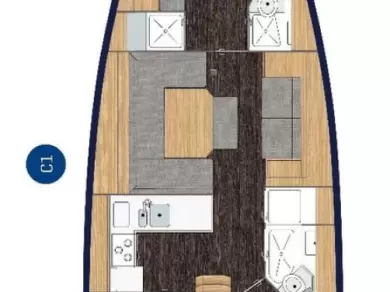 Pronájem lodi Bavaria Bavaria C45 v Zadar na Samboatu