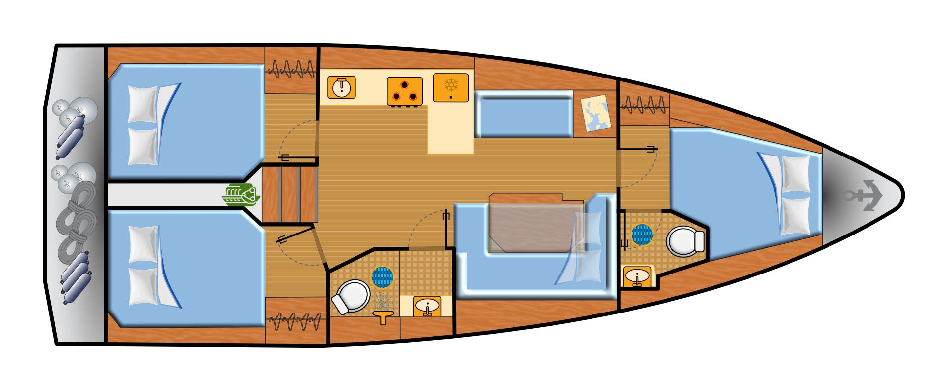 Bavaria Bavaria C38 jednotlivci a charterové společnosti v Pula