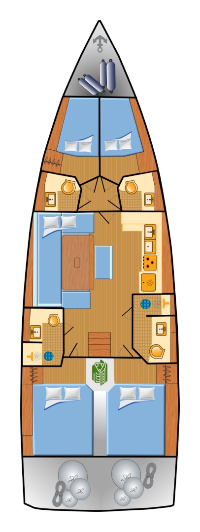 Pronájem Plachetnice Dufour s licencí