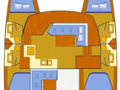 Pronajmout Katamarán se skipperem či ne Fountaine Pajot v Punat